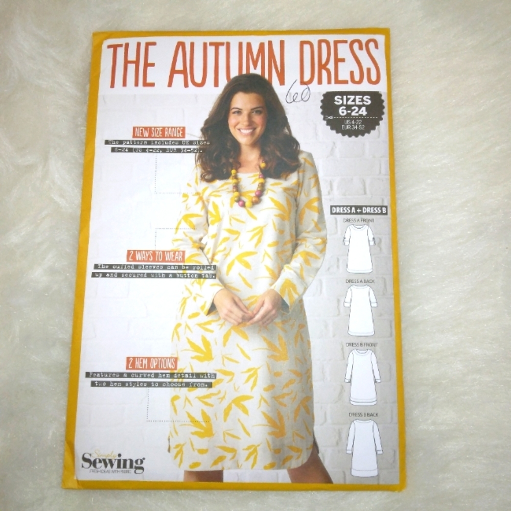 Simply Sewing, The Autumn Dress, size 4-22
